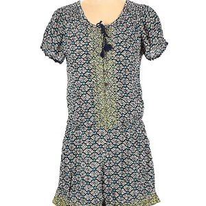 Blockprint Romper
